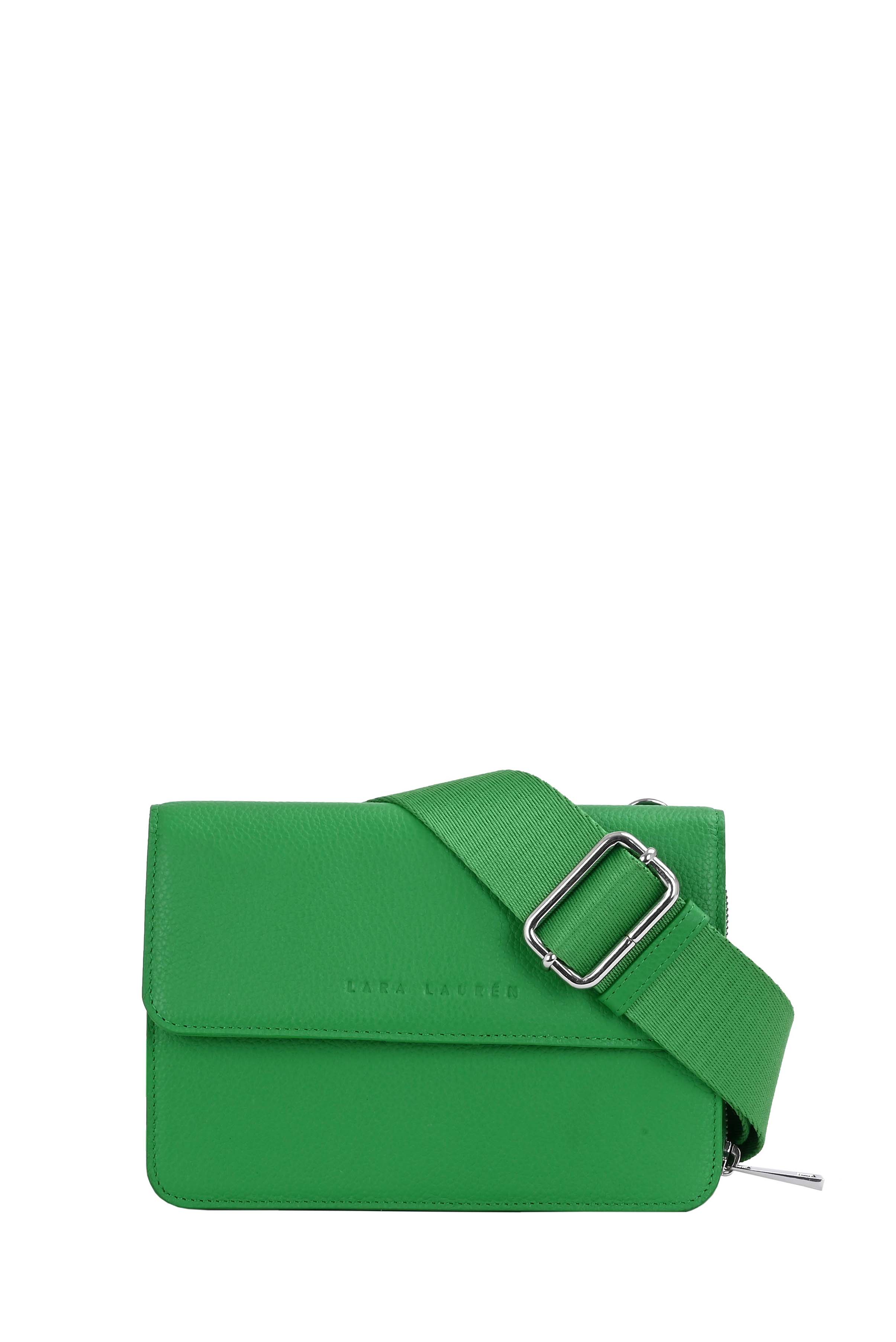 City 2in1 D Handy- Geldbörsen- Tasche, mit breitem Gurt, green